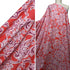 'Ornate Fretwork' Cotton Voile ~ Coral *Remnant 1.95m Was $50.30 Now $40.20